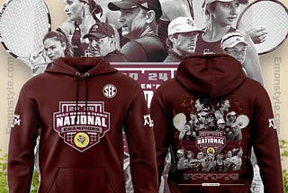 Texas A&M Aggies 2024 NCAA Women’s Tennis National Champions Hoodie: Celebrate Victory in Style
