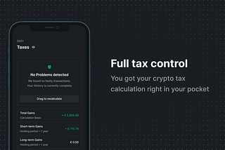 The new mobile cryptotax app is now available!