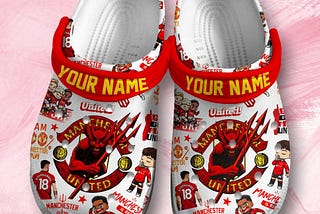 Show Your Support in Style: Manchester UnitedDevil Cartoon Crocs Clogs