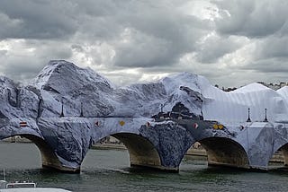 Why the most famous bridge in Paris has been turned into a cave