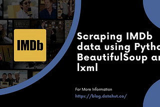 Scraping IMDB data using Python BeautifulSoup and lxml