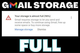 Gmail Storage is Full