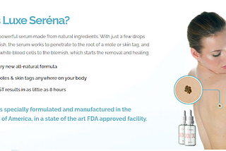Luxe Seréna Skin Tag Remover “USA” — Safe, Effective and Natural!
