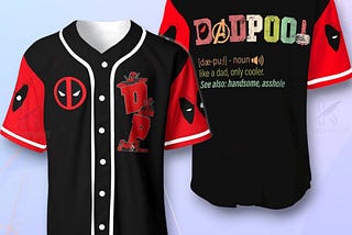 Dadpool Funny Definition Deadpool Baseball Jersey: Your New Favorite Fan Gear
