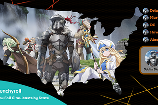 Crunchyroll’s Most Popular Fall 2018 Anime by State / Province / Country