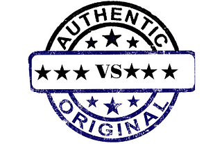 What is the difference between original and authentic