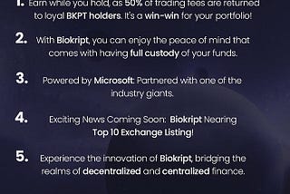 Biokript Exchange is filling the gap for Shariah-compliant cryptocurrency exchanges .