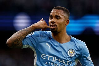 Arsenal Have Signed Gabriel Jesus From Man City for £45m.