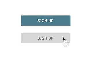Is it ok to ‘grey out’ disabled buttons?