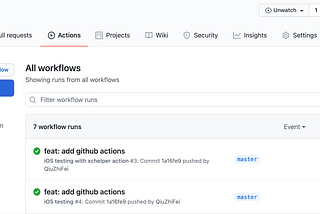 GitHub Actions 实现持续集成
