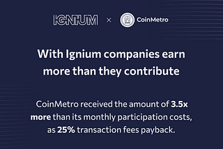 Ignium’s Revenue-Sharing Model Allows Issuing Companies Can Earn More than they Contribute