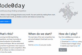 Rode0Day Fuzzing Challenge Part 1