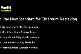 Euclid Finance: The New Standard For Ethereum Restaking