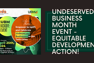 Equitable Development Action’s Undeserved Business Month Kickoff