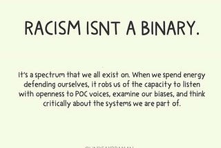 The Spectrum of Bias: Understanding Our Unseen Racism