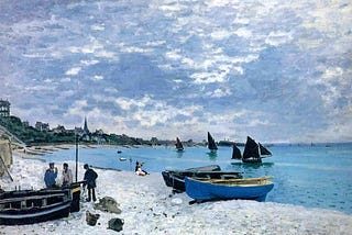 La Playa de Saite-Adresse, Monet