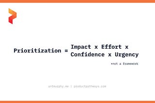 You Don’t Need Another Prioritization Framework: Just These 4 Components