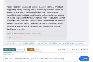 Building an AI Chat Assistant From My Lean Hospitals Book