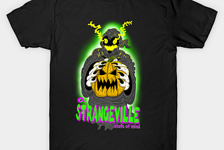A Strangeville State Of Mind  Halloween T-Shirt, Vintage Halloween T Shirt