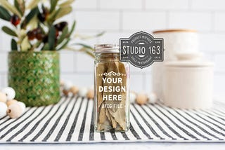Free Download Famous Spice Jar Mockup 2024 Psd Template.