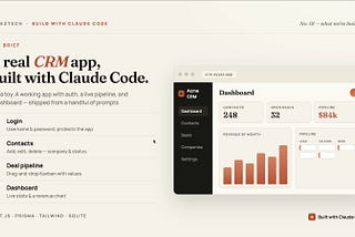How to Build a CRM App with Claude Code in Next.js (Full Tutorial 2026)