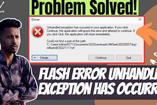 Mi Flash Tool Error unhandled exception has occurred in your application