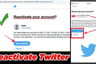 How Reactivate Twitter Account: Quick and Easy Steps