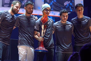 Grand Finals ECS Season 3 Interview with @SKGaming @FalleNCS: ” @TACOCS, do what you want man…
