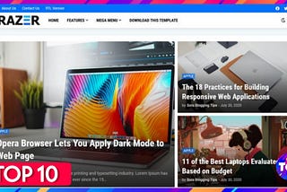 Top 10 pro-design premium blogger templates (Free Download) — 2022