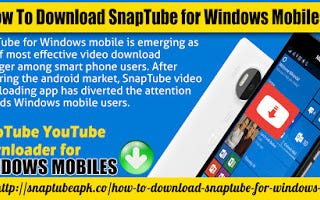 SnapTube Downloader for Windows Phone