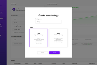 Signals Framework #1: Create your first strategy