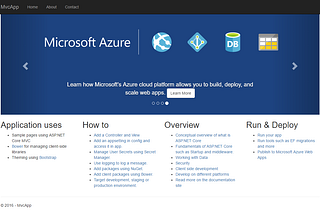 Build a .NET Core Web App in Azure
