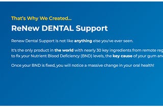 ReNew Dental Support Reviews: Scam Or Worth Buying?