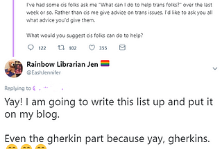 Cis folks: “What can we do to help the trans community?”