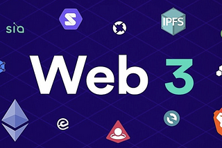 Illustration of the different applications associated with Web 3.