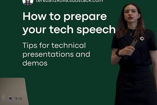 How to prepare your tech speech