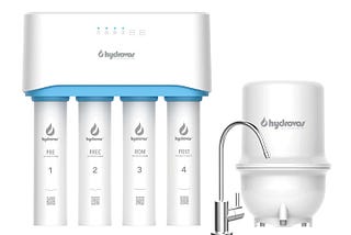 Reverse Osmosis Water Filter System, NSF 372 Certified No Lead, Features Quick Change Filters, Reduces TDS, Fluoride, Arsenic, Chlorine, Under Sink RO System with Faucet and Compact Tank