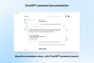 Build a ChatGPT Powered Markdown Documentation in No Time