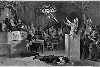 The Salem Witch Trials: racism, chauvinism and intolerance.