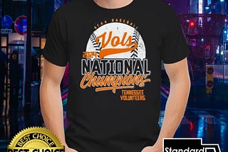 Tennessee Volunteers 2024 NCAA Men’s Baseball College World Series Champions Retro Shirt