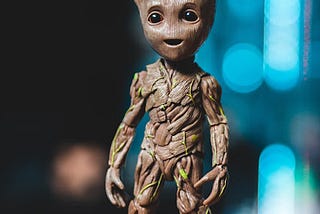 A childish looking humanoid alien