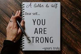 A letter to self