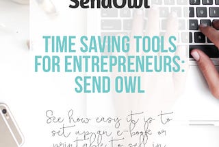 Today I'm sharing another time saving resource for entrepreneurs on the blog. I know the idea of creating and selling your own digital product can seem overwhelming, scary, and impossible, but I'm going to show how it easy is to get an ebook or printable set up for sell in less than 10 minutes using SendOwl! - iheartplanners.com