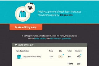 E-commerce conversation optimization and cart abandonment