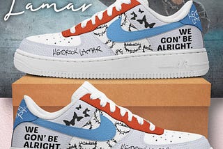 Channel Your Inner Kung Fu Kenny with Custom Kendrick Lamar Air Force 1s