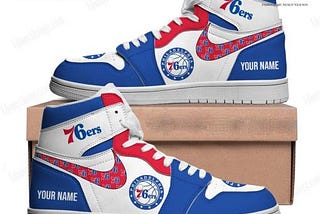 Step Up Your Sneaker Game: The Ultimate Philadelphia 76ers NBA Custom Name Air Jordan 1