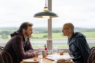 colin firth and stanley tucci in ‘supernova’