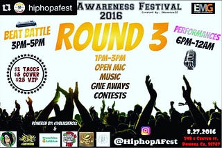 #Repost @hiphopafest with @repostapp

THIS SATURDAY!!!…