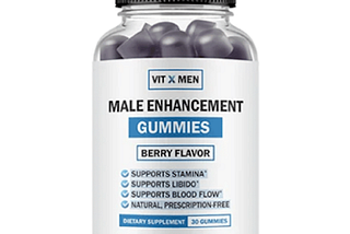 VitXMen Male Enhancement Gummies US CA: Boost Your Sexual Performance & Manhood