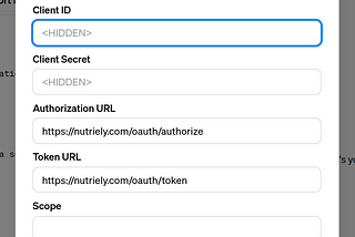 OAuth Configuration in GPT
